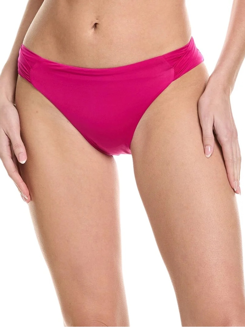 Women's Bright Pink Bikini Bottom - Classic Low Rise